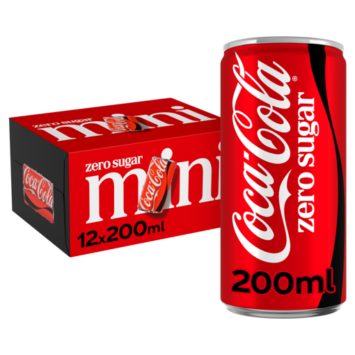 Afbeeldingen van COCA COLA ZERO BLIK 12X20CL