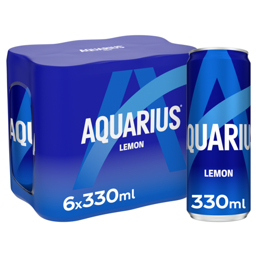 Afbeeldingen van AQUARIUS LEMON BLIK SLEEK 6X33CL