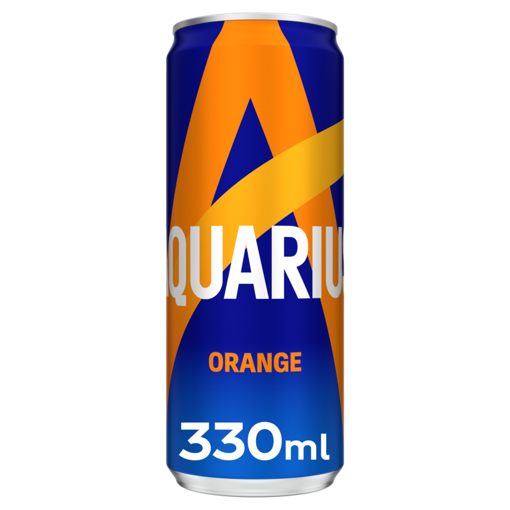 Afbeeldingen van AQUARIUS ORANGE SLEEK CAN 6X33CL